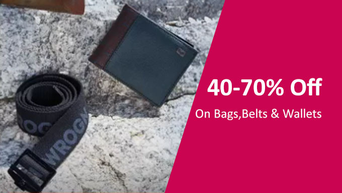 SALE| Upto 70% Off On Men's Accessories