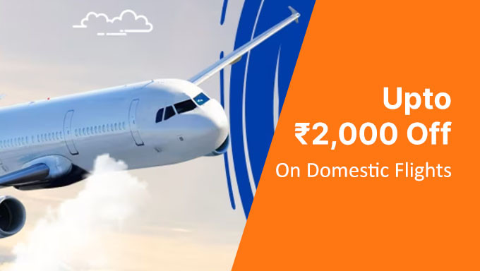 GISUPER|Upto Rs.2,000 Off On Domestic Flights 