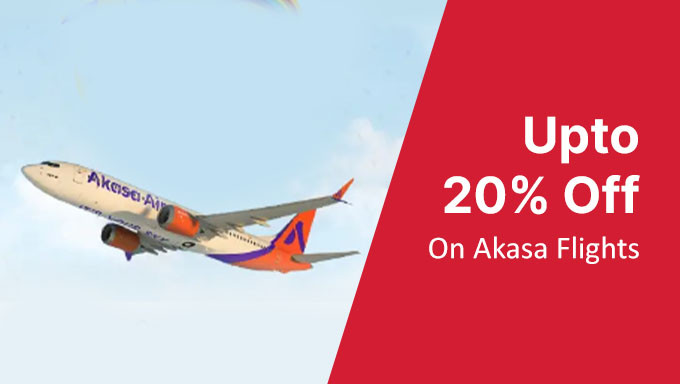 AKASA AIR|  Upto 20% Off On Booking Akasa Air Flight Tickets With EaseMyTrip