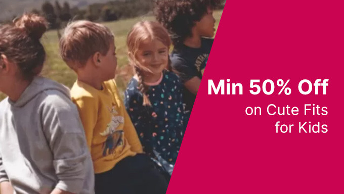 Min. 50% Off On Kids Apparel From Brands Like Marks & Spencer,Jack&Jones Junior 