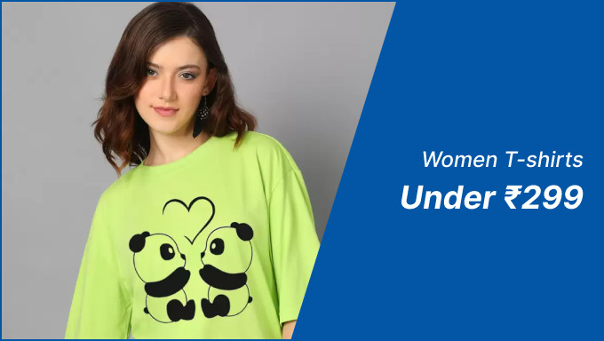 Women T-Shirts Under Rs.299