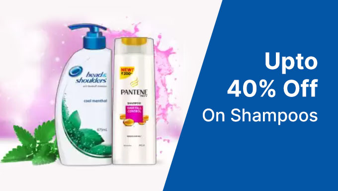 Upto 40% Off On Shampoos On Brands Dove,Pantene,Head & Shoulders,LOreal Paris & More