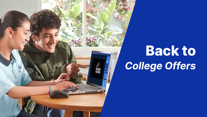 Back To College Offer |Laptop Discount of up to ₹5,600 | fast delivery | PC exchange | No-Cost EMI | Monitor Discount of up to ₹4,000 | Earn up to ₹10,000 Dell Rewards!