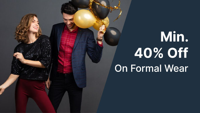 FORMAL WEAR | MIn. 40% Off On Brands Silverfly,Fashion Booms,Kotty & More