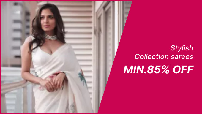 Min. 85% Off On Stylish Collection Saree On BrandsKasee,Vairagee,Divastri & More