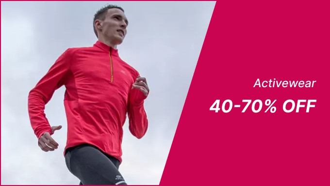 40-70% Off On Activewear On Brands Puma,Adidas,Nike,HRX & More