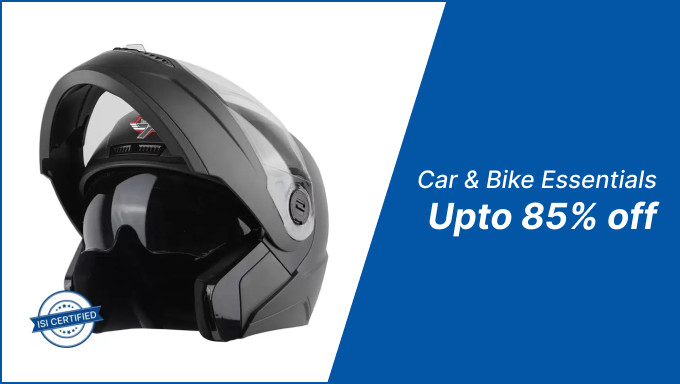 Upto 85% Off On Car & Bike Essentials