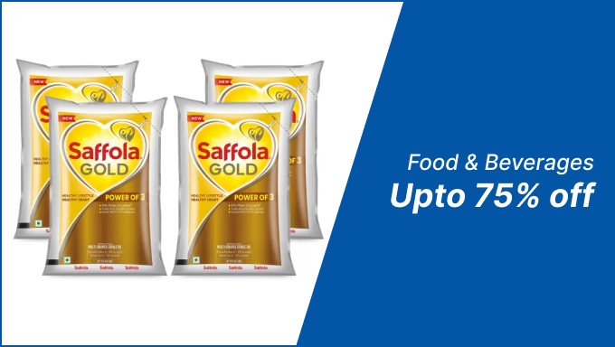 Upto 75% Off On Food & Beverages 