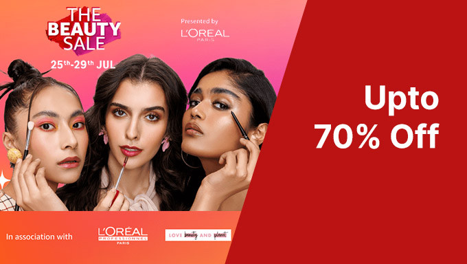 The Beauty Sale | Upto 70% Off on Top Branded Beauty Products