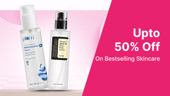 Upto 50% Off On Bestselling Skincare