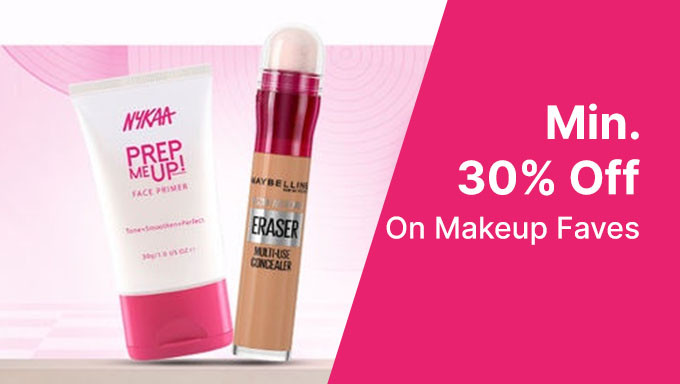 Min. 30% Off On Makeup Faves