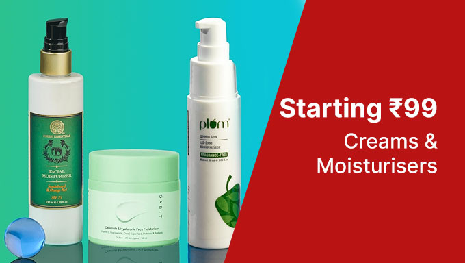 Creams & Moisturisers Starting At Rs. 99 Only 