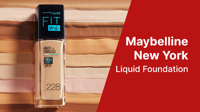 Maybelline New York Liquid Foundation Medium Coverage Lotion, Matte Finish, With Spf, Absorbs Oil, Fit Me Matte + Poreless For Oily Skin, 115 Ivory, 30Ml, Pack Of 1