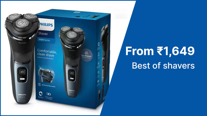 Best Of Shavers From Rs. 1,649 Of Brands Havells,Philips,Panasonic,Kemei & More