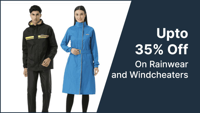 Upto 35% Off On Zeel Rainwear & Windcheaters 