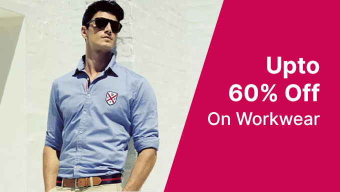 Upto 60% Off On Workwear On Brands Allen Solly,Park Avenue,Mark & Spencer