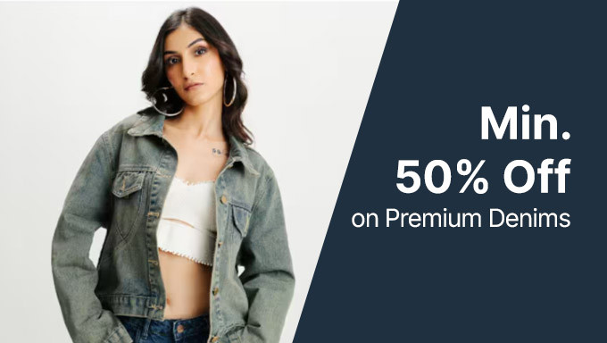 Min. 50% Off On Premium Denims On Brands Dolce Crudo,Madame & More