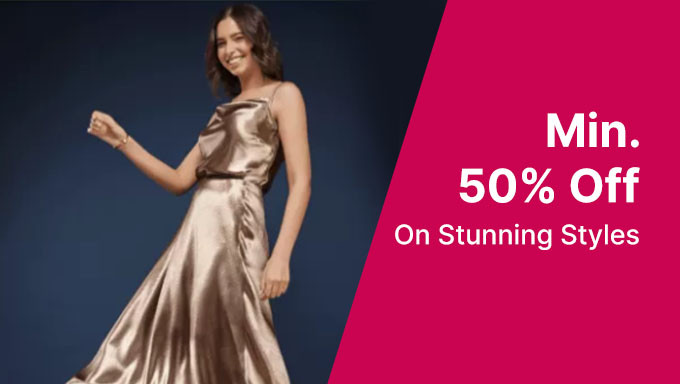 Min. 50% Off On Women's Stunning Styles Of Brands Rareism,Fable Street & More 