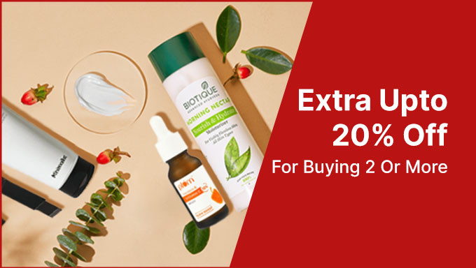 Buy 2 Or More Products Get Upto 20% Off |Buy 3 Get Extra 3% Off|Buy 4 Get Extra 4% Off|Buy 5 Get Extra 5% Off