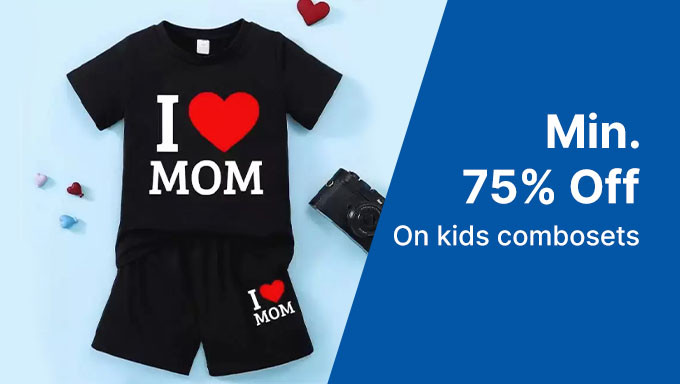 Min. 75% Off On Kids Combosets