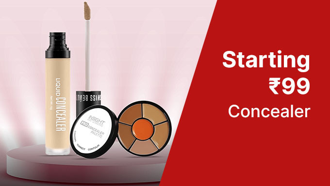 Concealer Starting At Rs. 99 Of Brands Lakme,Insight,Sugar,Biotique & More