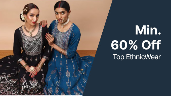 Min. 60% Off On Ethnic Wear 