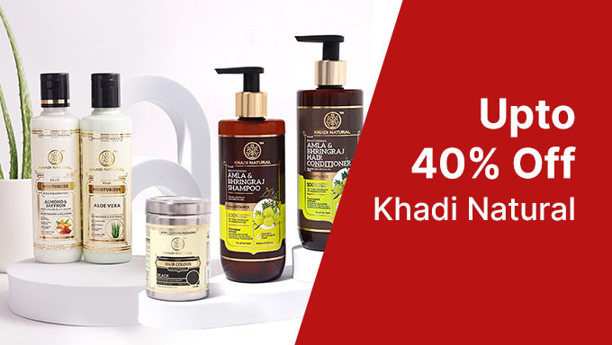 Upto 40% Off On Khadi Naturals 