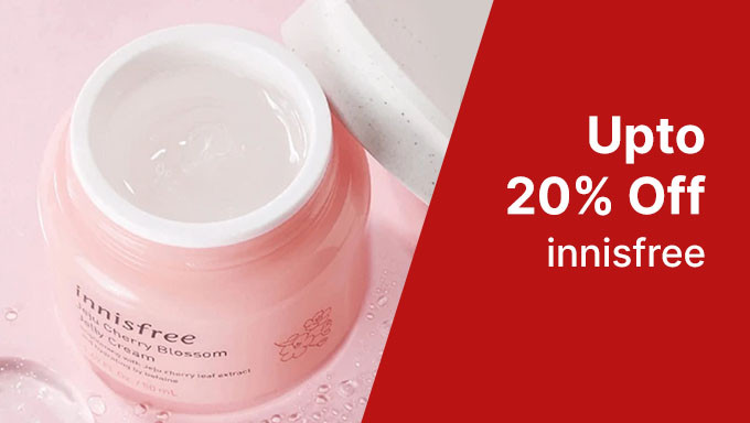 Upto 20% Off On Innisfree