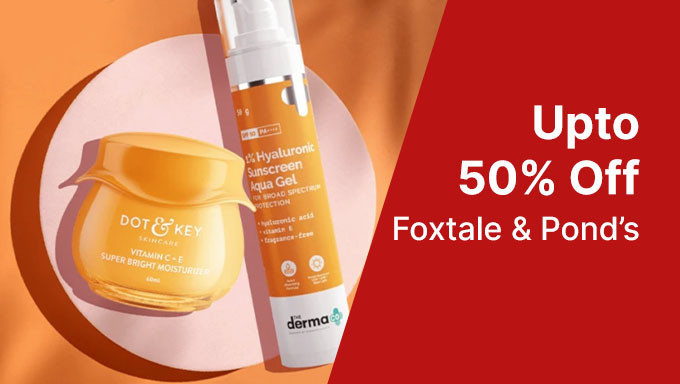 Upto 50% Off On Skin Care,Bath & Shower Range & More 