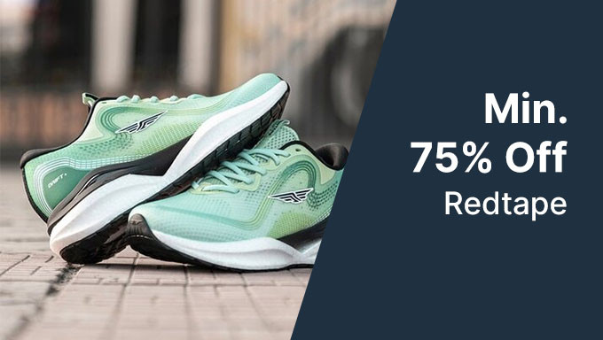 Min 75% On Redtape Footwear For Men & Women