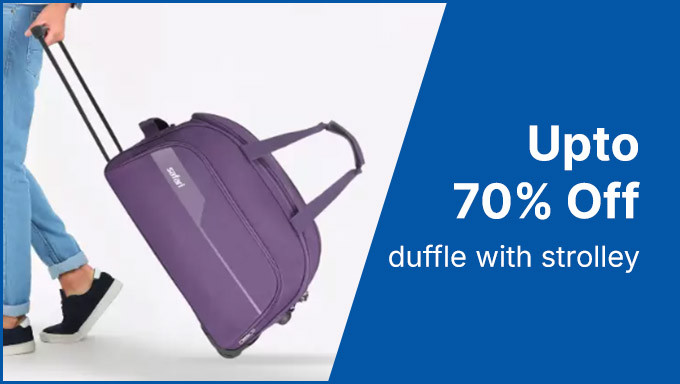 Upto 70% Off On Duffle Bag With Strolley