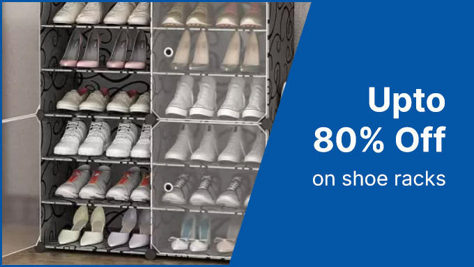 Upto 80% Off On Shoe Racks