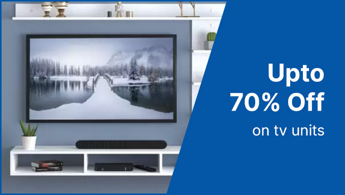 Upto 70% Off On Tv Units