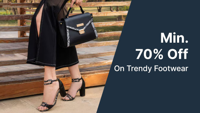 Min. 70% Off On Trendy footwear Of Brands Red Tape,Shoetopia,Lee Cooper & More