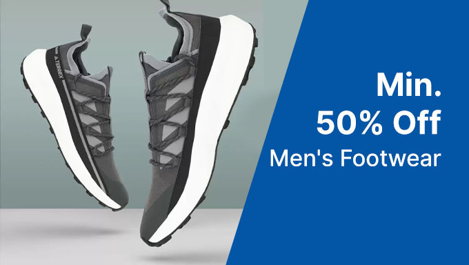 Min 50% Off Men's Footwear Nike,New Balance & More