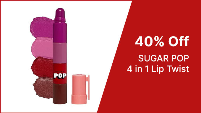 SUGAR POP 4 in 1 Lip Twist - 01 Classic Lipstick