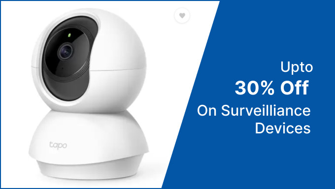 Min 30% Off On Smart Home Automation Surveilliance Devices + Bank Offers 