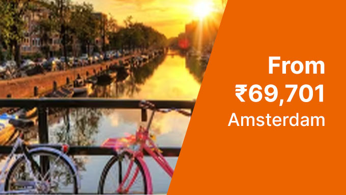 Flight From Delhi To Amsterdam Economy Class Return Until 20 August 24 Starting From Rs. 69,701