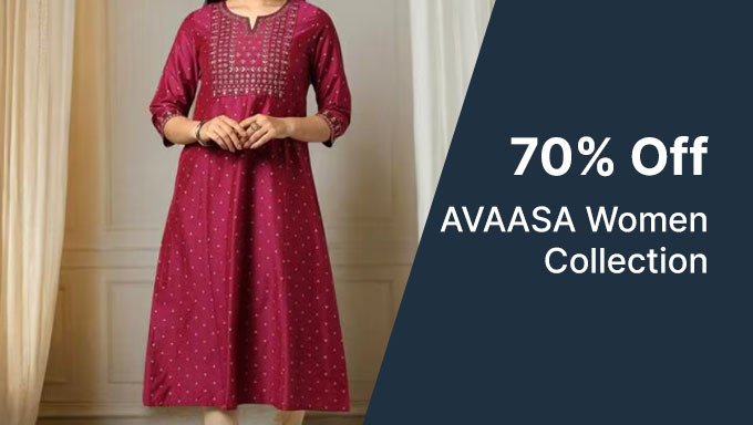 70% OFF AVAASA Women Collection 