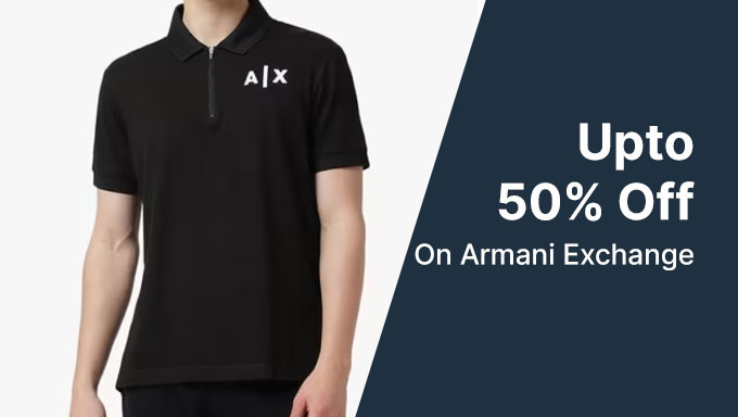 Get 50% OFF On Armani Exchange