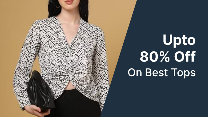  Up to 80% Off On Best Tops from Vero Moda,Only & More