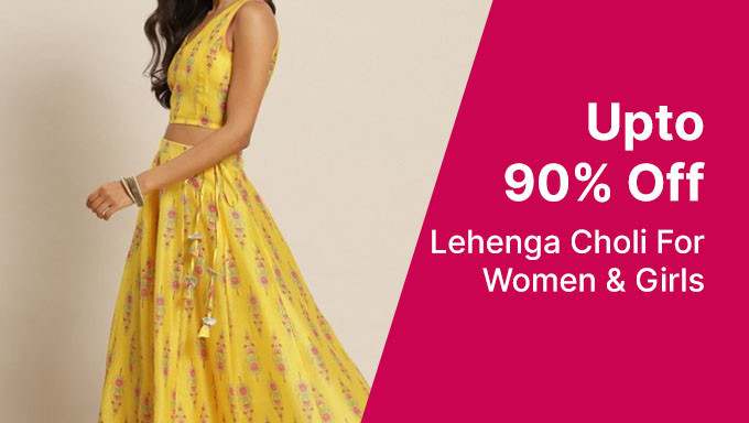 Upto 90% Off On Lehenga Choli For Women & Girls