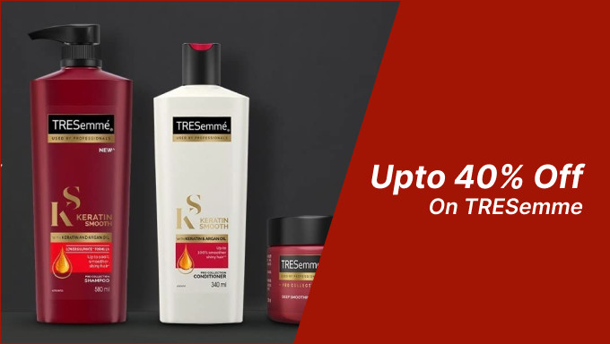 Upto 40% Off On TRESemme Buy Hair Care Range 