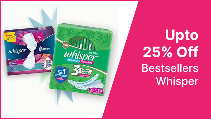 Upto 25% Off On Bestsellers + Free Shipping On Orders Of Rs.299 & Above 