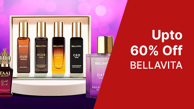 Upto 60% Off +Get Extra 5% Coupon Off On Bella Vita 