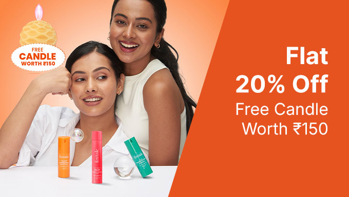 ACROSS SITE | Flat 20% Off On All Products + Free Candle