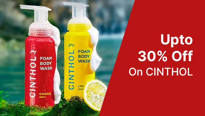 Upto 30% Off On Cinthol 