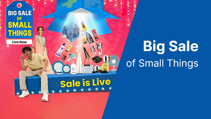 Big Sale Small Things | Upto 80% Off + Extra 10% OFF On Selected Bank Card On Appliance, Electronics, Fashion & More