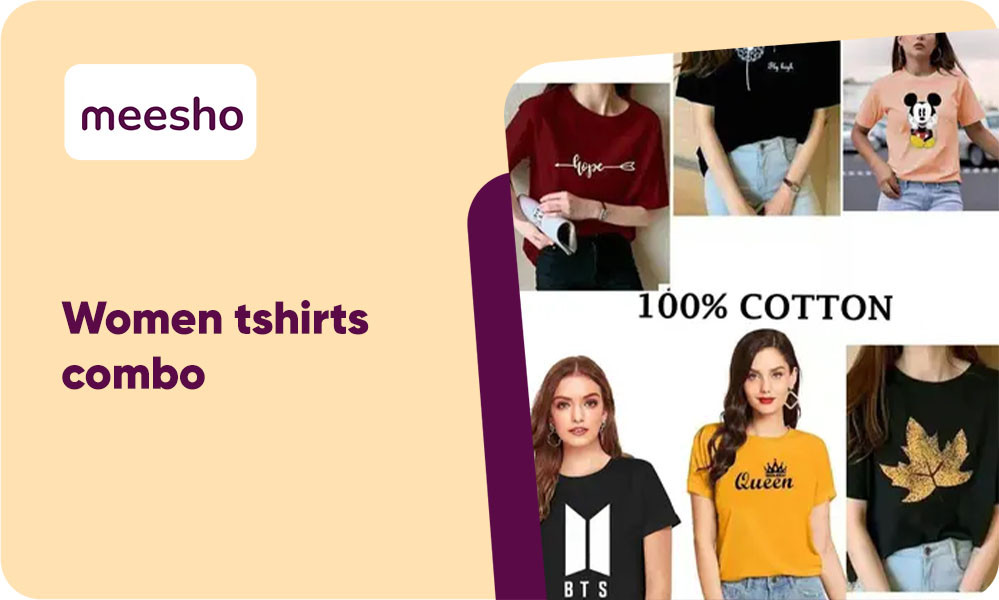 Checkout The Women T-Shirt Combo Pack Of 5