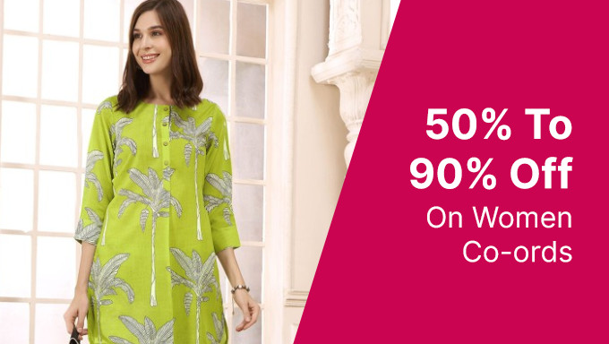 Get 50% To 90% Off On Women Co-ords From Lulu & Sky,Kalini,Tokyo Talkies & More